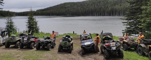 Cow lake work crew